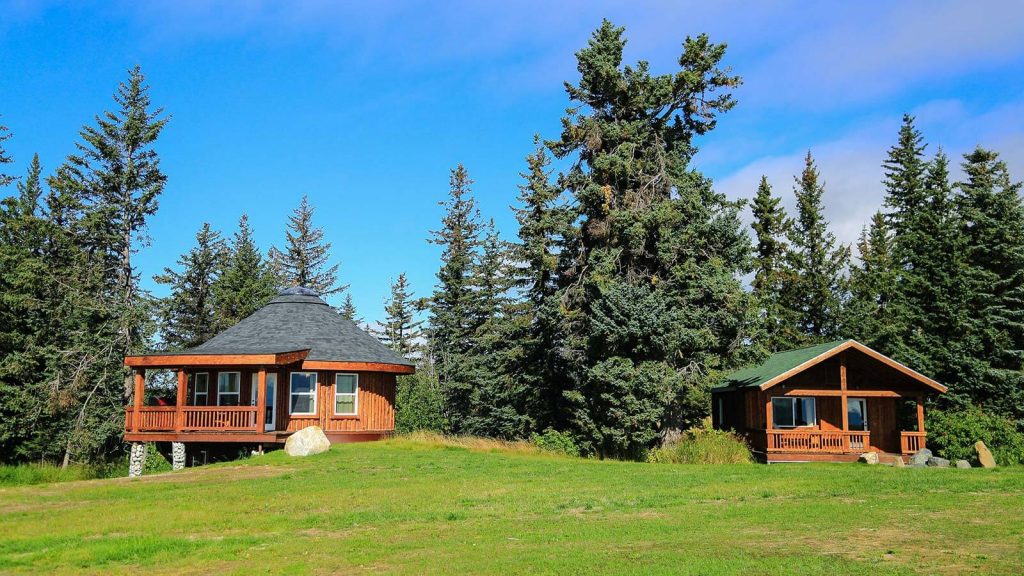 Puffin and Otter cabins at Kenai Peninsula Suites Homer Alaska