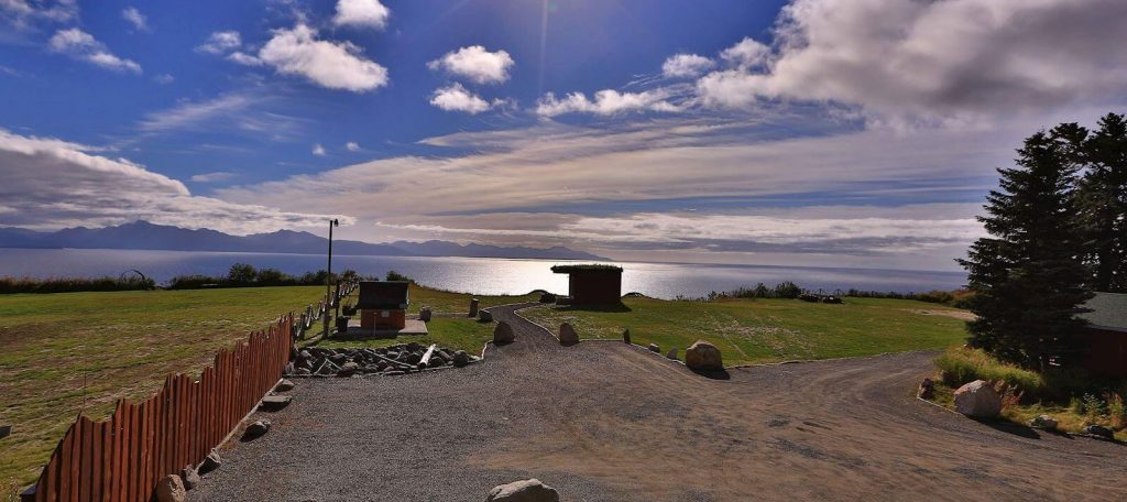 View from Eagles Nest Kenai Peninsula Suites in Homer Alaska