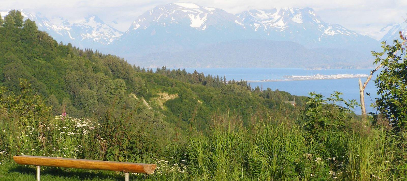 View from Kenai Peninsula Suites in Homer Alaska